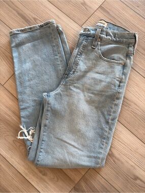 Madewell The Perfect Vintage Straight Leg High Rise Jeans